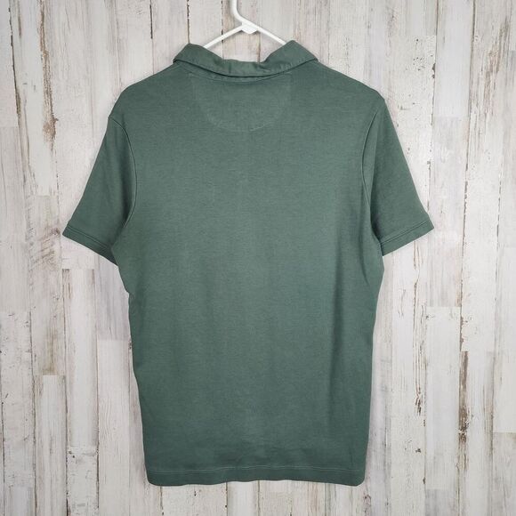 Tahari Men's Interlock Polo Short Sleeve Shirt Green Size Small - Picture 2 of 6